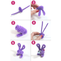 Keyroad Tvořivá sada - bambulky, drátky a oči