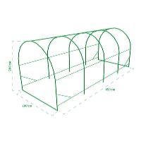 Garden King Zahradní fóliovník Atrium 450 x 200 x 200 cm PM-1310