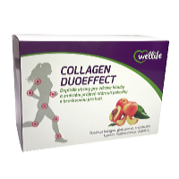 Wellife COLLAGEN DuoEFFECT sáčky s broskvovou příchutí 30 x 4,7 g