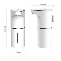HomeLife Automatický dávkovač mýdla v pěně dobíjecí 350 ml AS127