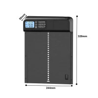 Garden King Automatická programovatelná dvířka ke kurníku PFS-155