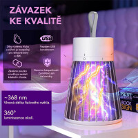 Platinium Elektrický lapač hmyzu MOSKILLER YG-003