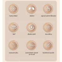 Wellife Masážní límec na krk a ramena NECKY ZC-318 mini S