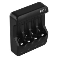 Emos Nabíječka baterií pro 4 x AA/AAA, 300 mA, napájení USB 5V/1A, BCN-40