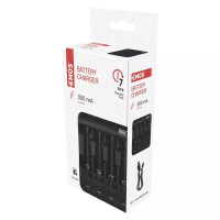 Emos Nabíječka baterií pro 4 x AA/AAA, 300 mA, napájení USB 5V/1A, BCN-40