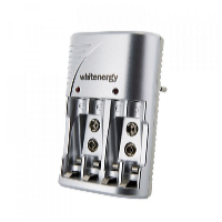Whitenergy Nabíječka baterií pro 4 x AA/AAA, 2x 6F22 (9V), 400 mA, WE4520