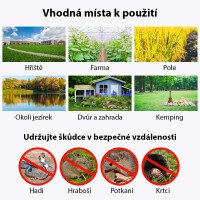 Garden King Bateriový odpuzovač krtků a hlodavců SPIKE SD-SL194