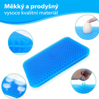 Wellife Gelový podsedák s potahem COMFY 38 x 36 x 3 cm