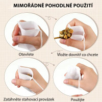 De Gusto Sáček na sypaný čaj a koření 100 ks