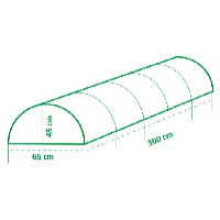 Garden King Zahradní tunel 500 x 40 x 60 cm