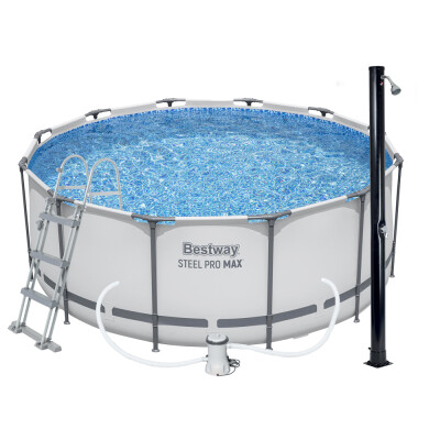 Bazén Steel Pro Max 3,66 x 1,22 m set s příslušenstvím a solární sprchou Tropic