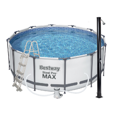 Bazén Steel Pro Max 3,66 x 1,22 m set s příslušenstvím a solární sprchou Tropic