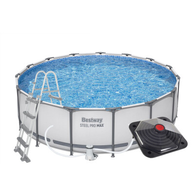 Bazén Steel Pro Max 4,57 x 1,22 m set s příslušenstvím a solárním ohřevem pyramidovým