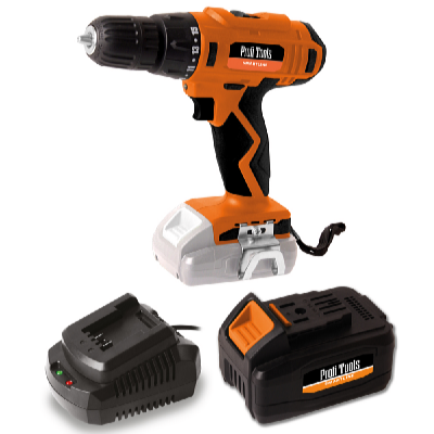 Profi Tools AKU vrtačka J0Z-KT07-18 + AKU baterie 20V 4Ah + Rychlonabíječka AKU baterií