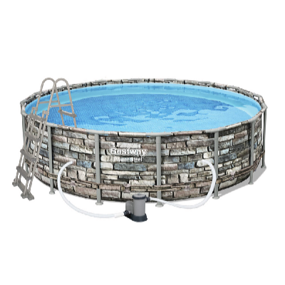 Bazén Power Steel Stone 4,88 x 1,22 m set včetně příslušenství