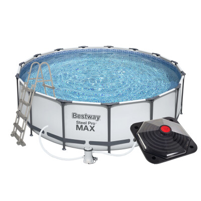 Bazén Steel Pro Max 4,57 x 1,22 m set s příslušenstvím a solárním ohřevem pyramidovým