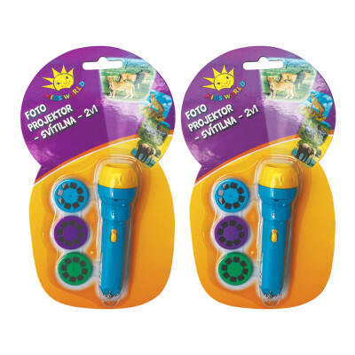Kids World Fotoprojektor + svítilna Afrika sada 2ks