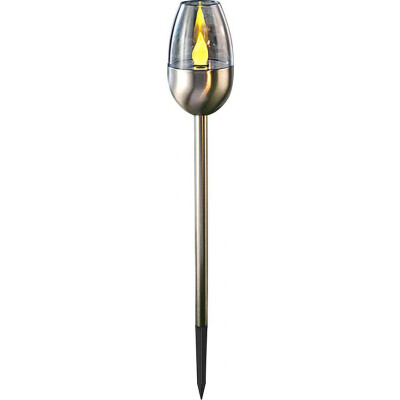 Lampa solární Candle nerez 28 cm