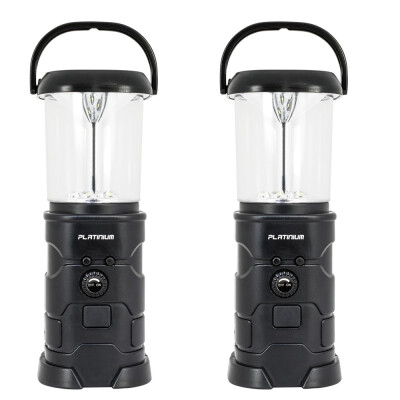 Platinium Solar & Dynamo LED lucerna s rádiem 2v1 MY-208S-R 2 ks