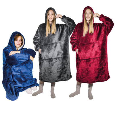 HomeLife Televizní mikina s kapucí HOODIE sada 2 ks