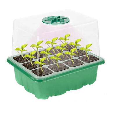 Garden King Minipařeniště s osvětlením 12 sazenic 18,5 x 15 x 14 cm set 5 ks