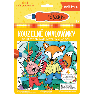 Concorde Kouzelné omalovánky - zvířátka