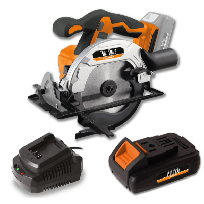 Profi Tools AKU kotoučová pila M0Y-KT01-18 + AKU baterie 20V 2Ah + Rychlonabíječka AKU baterií