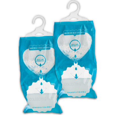 HomeLife Závěsný pohlcovač vlhkosti 250 g sada 2 ks