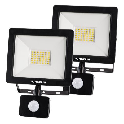 Platinium LED úsporný reflektor s detektorem pohybu 30 W FL-FDC30W-PIR sada 2 ks