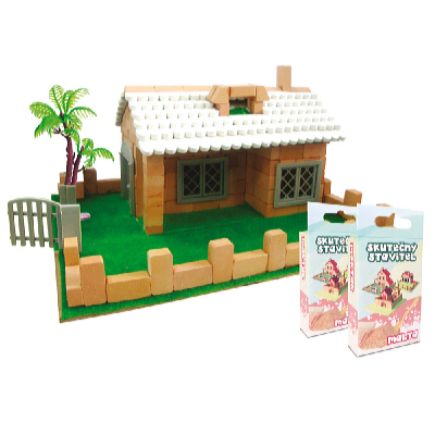 Kids World Stavebnice stavitel 30v1 + 2 ks náhradní malta