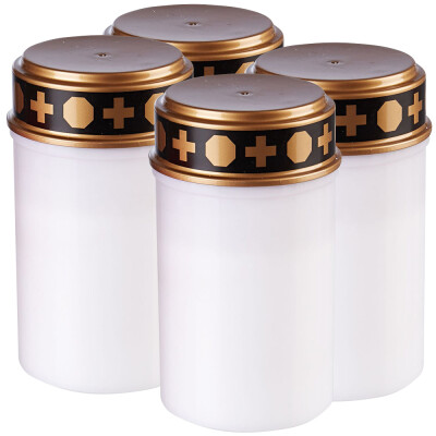 HomeLife Elektrická svíčka LED s časovačem 4 ks