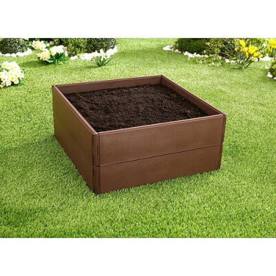 STREND PRO Vyvýšený záhon 114 x 114 x 13 cm, plast