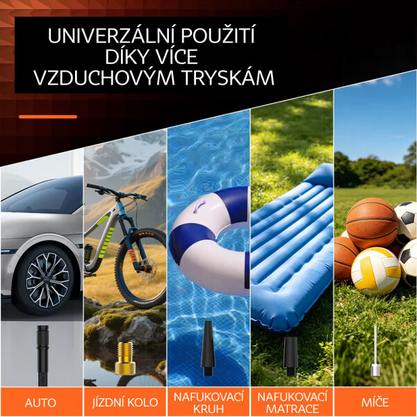 Road Star AKU přenosný kompresor Pump2Go CZK-EB13A