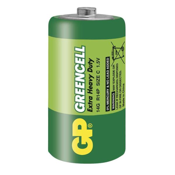 GP Batteries Zinkochloridová baterie GP R14 C 1ks