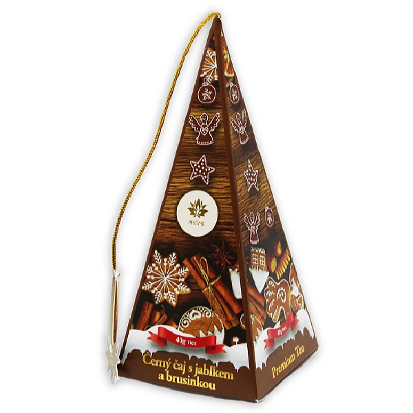 Arôme Černý čaj s jablkem a brusinkou, 20 x 2 g