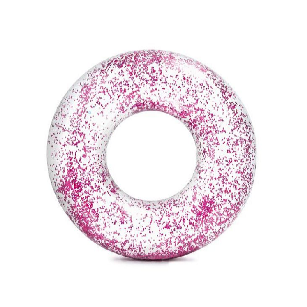 Intex Nafukovací kruh Sparkling Glitter 119 cm růžová