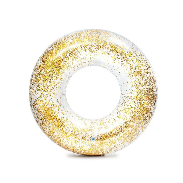 Intex Nafukovací kruh Sparkling Glitter 119 cm zlatá