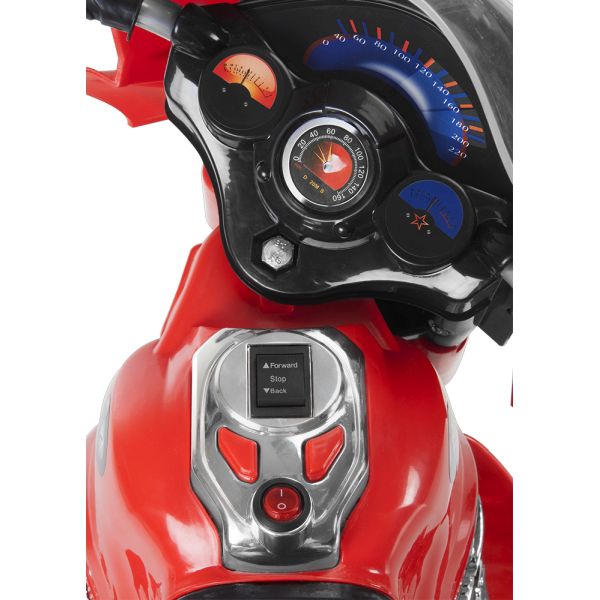 Kids World Dětská elektrická motorka Rallye červená