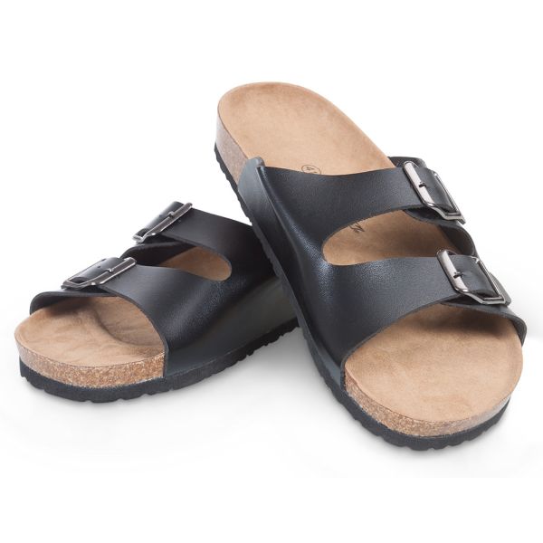 Fit Walk Pánské korkové pantofle černé 44