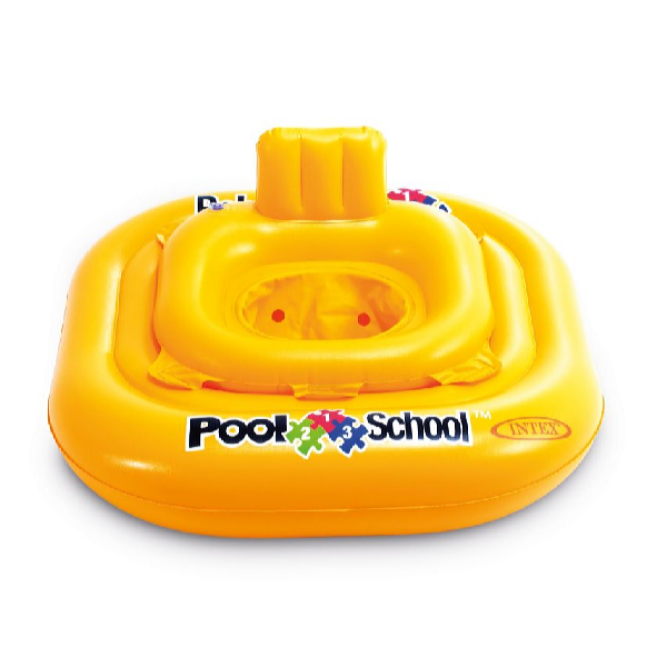 Intex Dětské nafukovací sedátko do vody Pool School Deluxe 79 x 79 cm