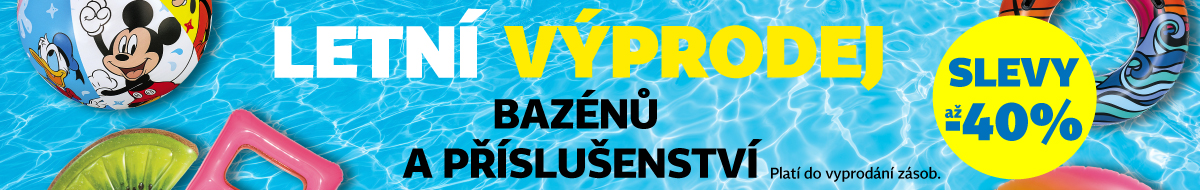 <span style="color:#ffff00;background-color:#06bae9;">Letní výprodej bazénů </span>